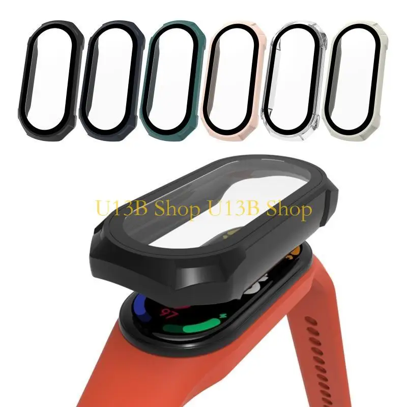 واقي شاشة المصد U13B لـ MI Band 7 Hard 2 في 1 للفيلم المحسّن+Shell