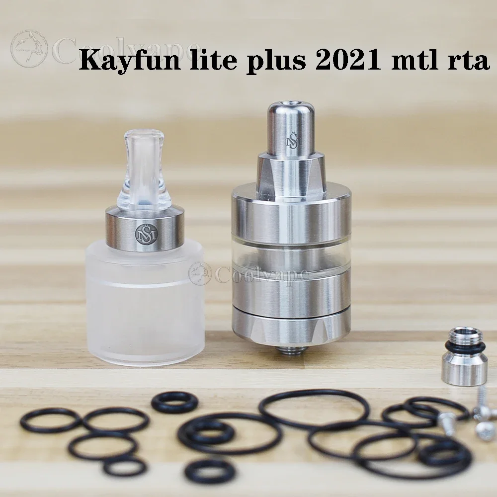 Kayfun Lite Plus 2021 MTL RTA di WolfCoolVape |   Bobina singola 316SS da 22 mm ricostruibile