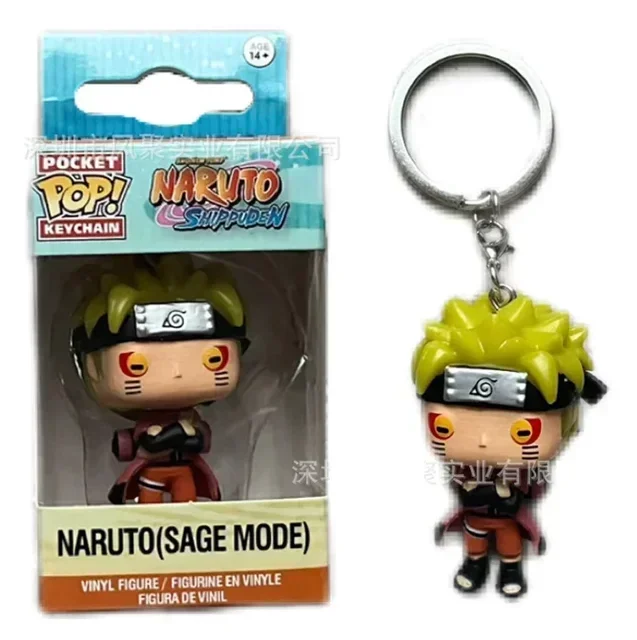 Funko POP NARUTO Pain Kurama Sasuke Kakashi Minato Namikaze Itachi z Wronami Sasuke Uchiha Breloczek Model Zabawki Prezenty