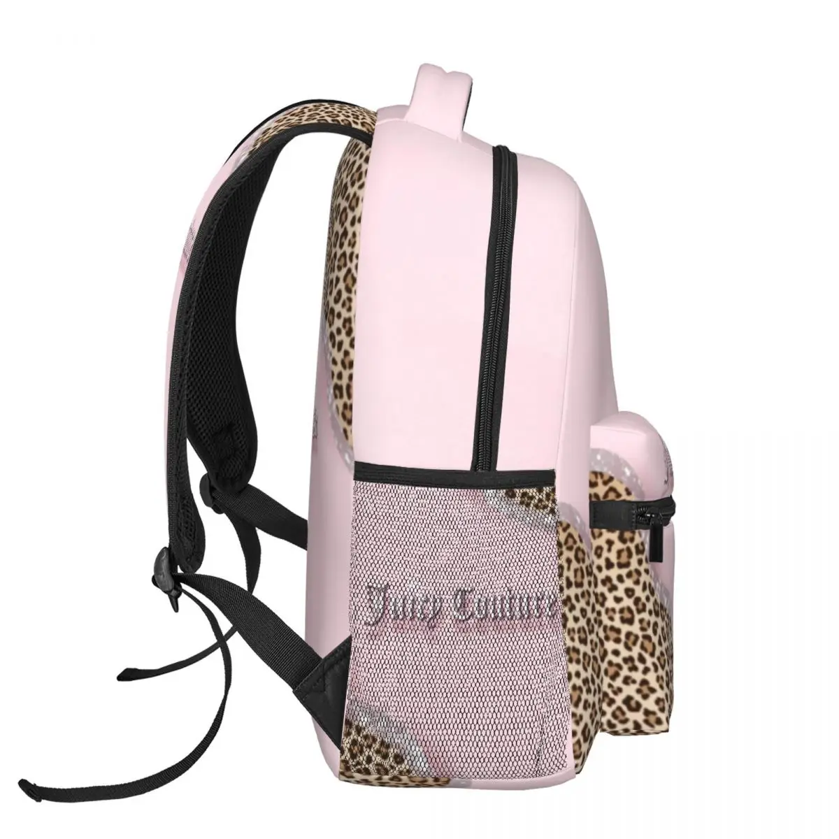 Juicy-Couture Student School Bookbag Canvas Daypack Elementary High College Travel Bags 16in