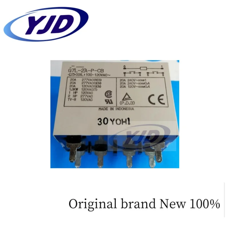 G7L-2A-P-CB 100-120VAC NEW Original Spot goods If you need other IC, please consult