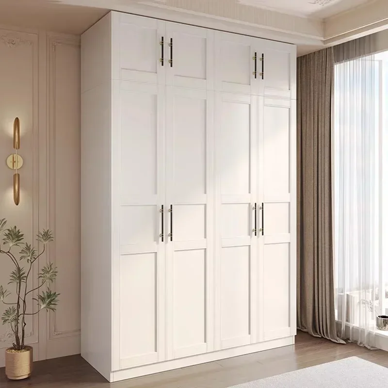 خزانة ملابس عصرية فاخرة تدوم طويلاً، تخزين كبير محمول، ريفي