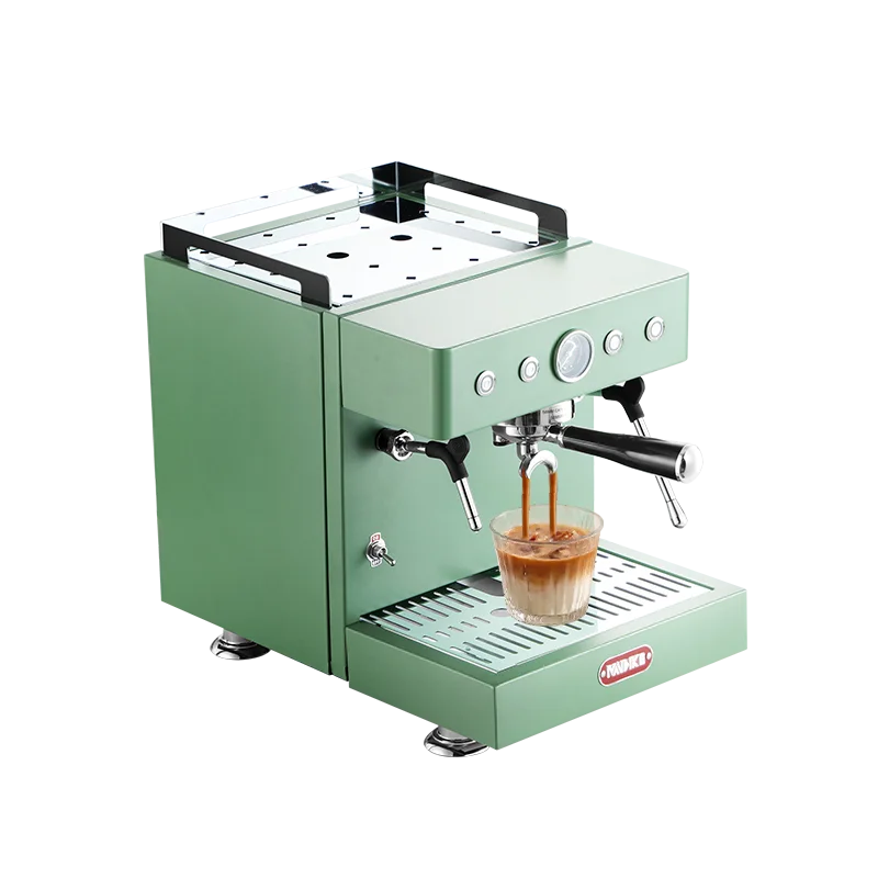 Italian One-Group Cafe Espresso Machine Household Semi-Automatic Single Head Stainless Steel Brew System EU US Plug For Cars RVs