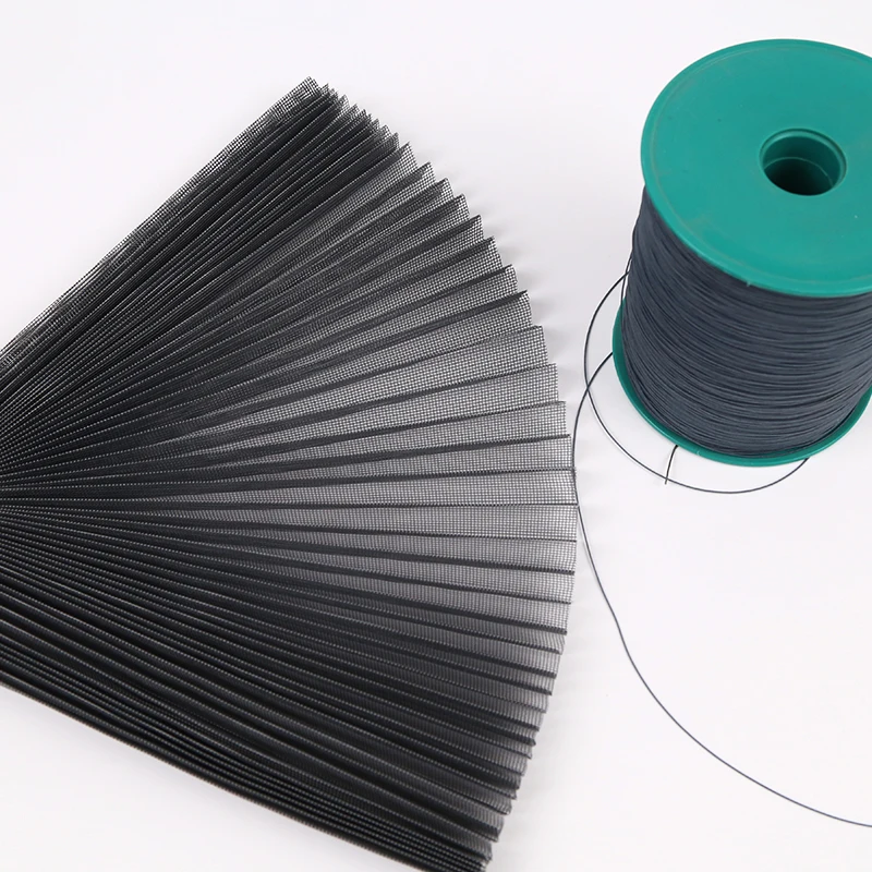 

10-30Mm height insect-proof screen 15mm folding insect-proof polyester screen aluminum alloy frame full set of window screens