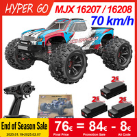 HYPER GO 70KM/H MJX16207 16208 1/16 RC Car Brushless 4WD Racing Car Electric Off-Road Remote Control Truck RC Toy