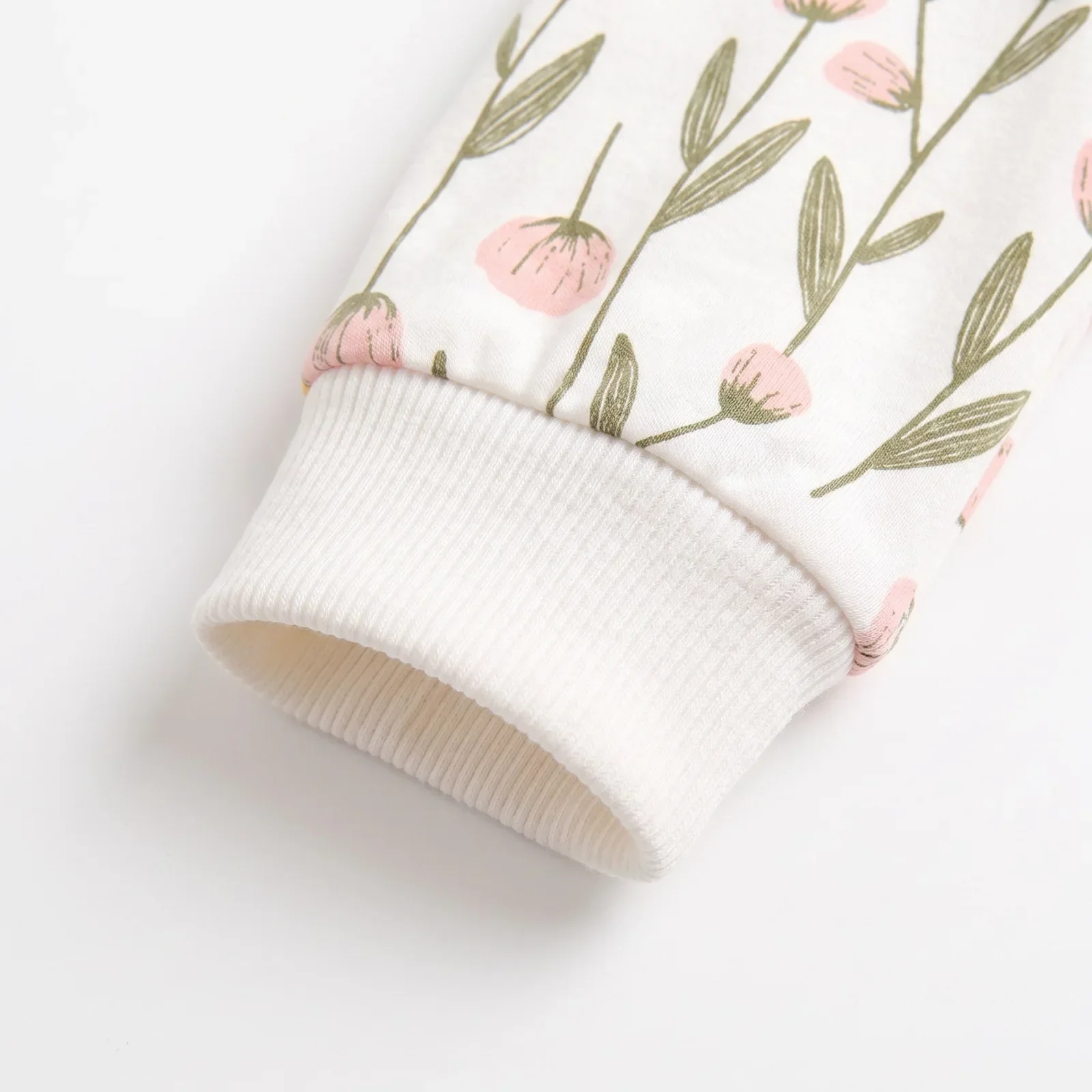 Baby Mädchen Frühling Niedliche Blumen-Strampler Langarm Säuglings-Jumpsuits Kleidung Herbst – Detail 6