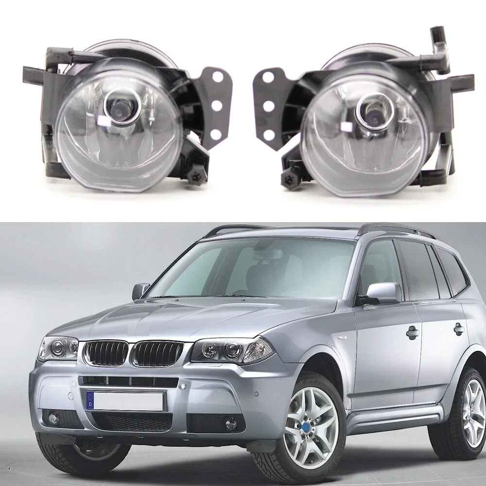 2 PCS Fog lights Assembly For BMW E60 E90 E63 E46 323i 325i Headlights Fog Light Lamps without Bulbs 63176910792 63176910791