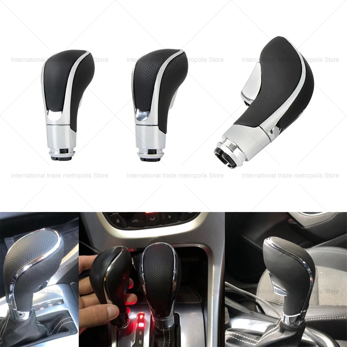 Automatic Gear Shift Knob for Buick Regal & Opel Vauxhall Insignia Astra J, Compatible with GM Models 2009-2015 - view 4