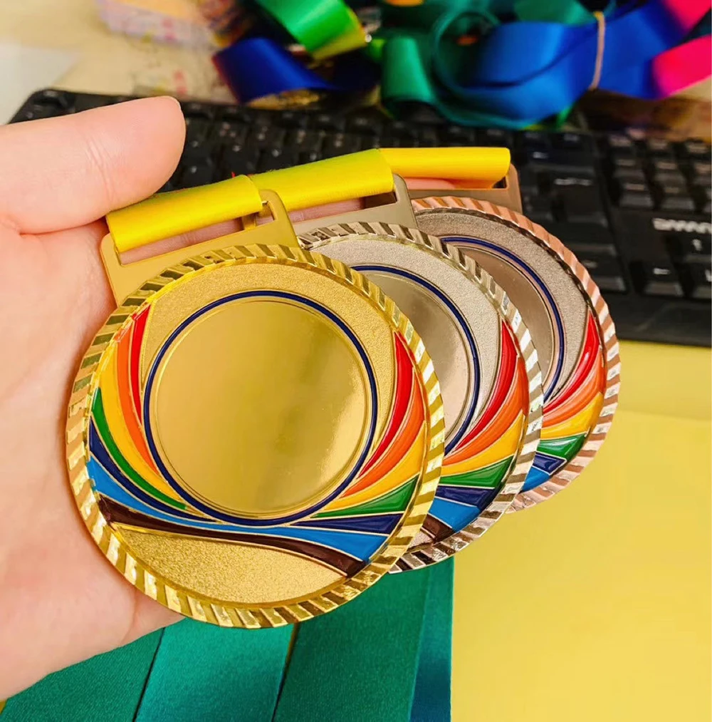 General medals for track and field competitions, school sports events, kindergarten competitions,Free custom Logo Personalized