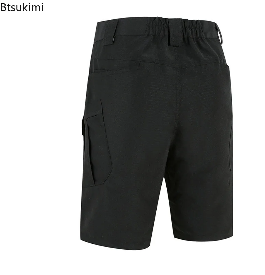 2025 hommes Cargo Shorts ample multi-poches pantalons d'entraînement été confortable résistant à l'usure en plein air Sport décontracté pantalons courts mâle
