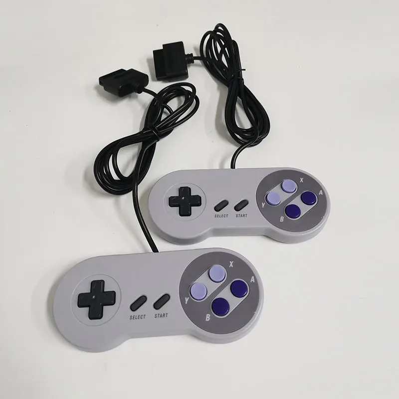 16 bits Universal Wired Game Controller Classic  Game Handle Gamepad Joysticks PC Video Games 7P Controller for SNES