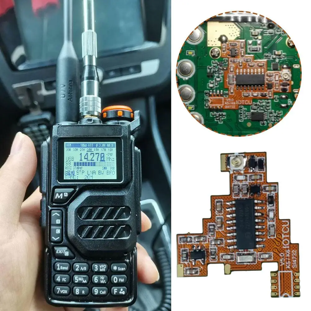 SI4732 Chip For Quansheng K5 K6 Soft Board FPC Dual Filtering+dual Amplification Crystal Oscillator Component Modification Modul