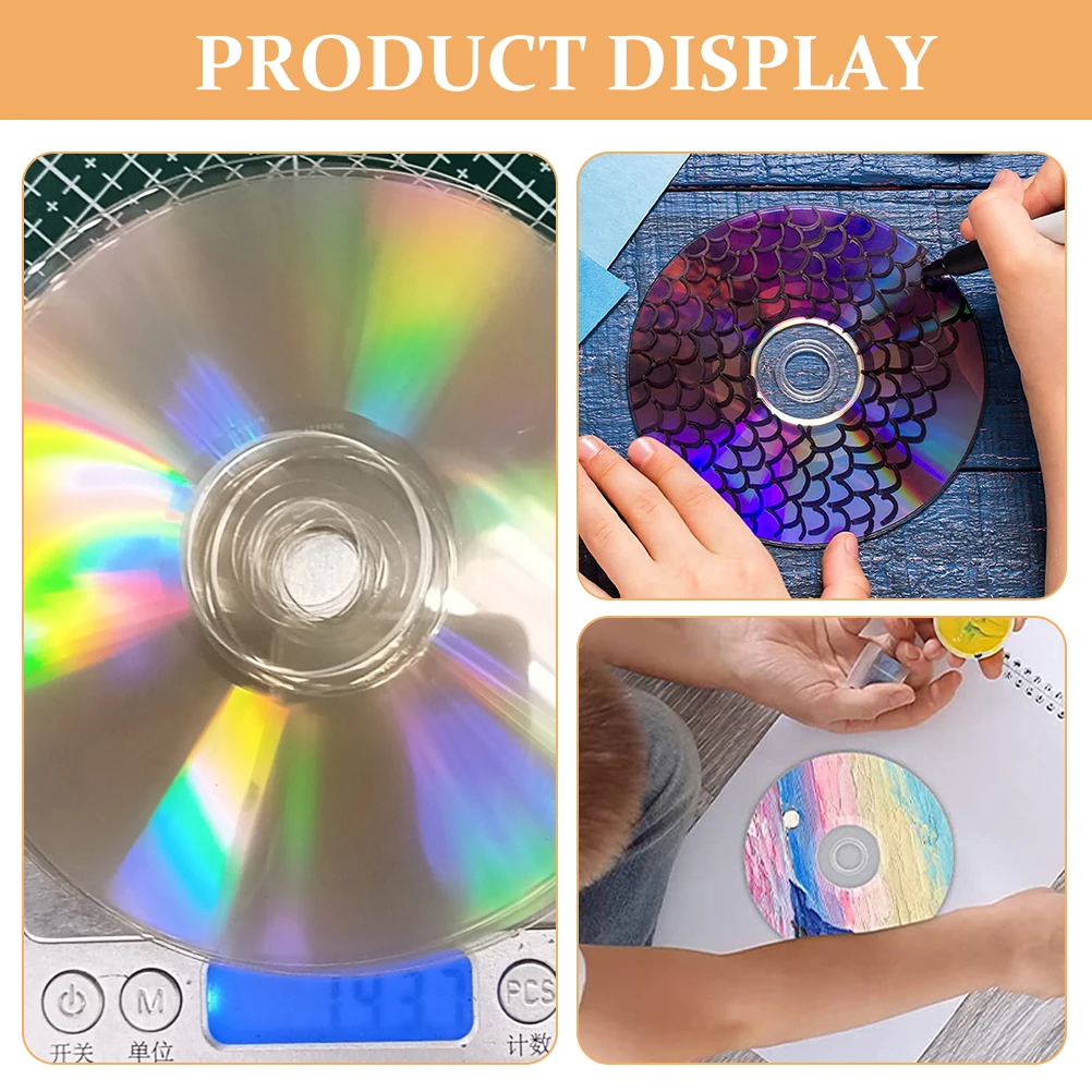 

20pcs DIY Aesthetic Wall Decor Clear for Painting Writing Transparent Discs Craft Material Home Party Art