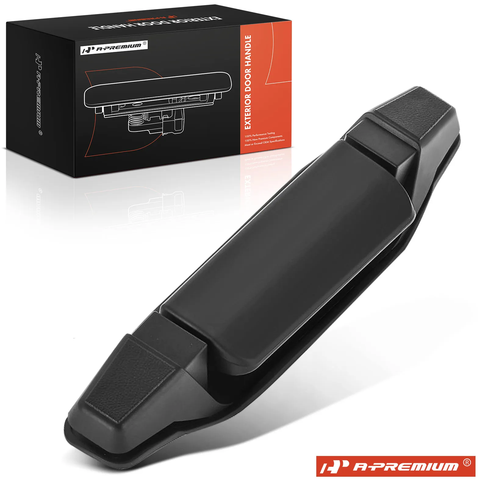 A-Premium Front Driver Side Smooth Black Exterior Door Handle for Ford Aerostar 1989-1997