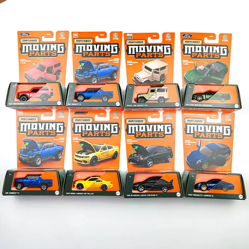 

Коллекционная модель автомобиля Matchbox с подвижными деталями, 2024 FWD28, с открывающимися дверями, Nissan, Ford, Porsche, Tesla, BMW, для мальчиков