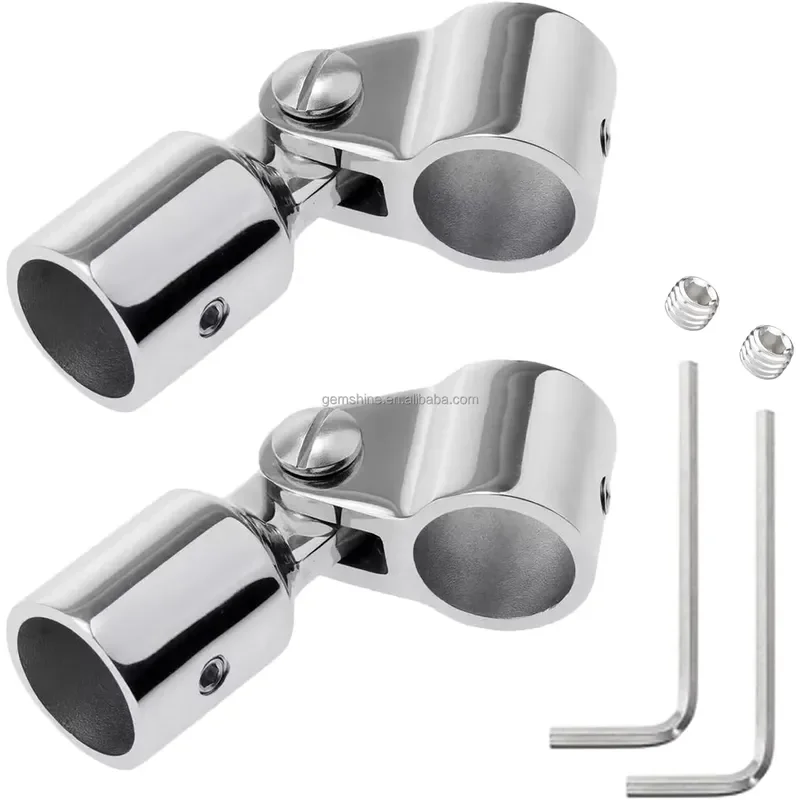 316 stainless steel marine tarpaulin accessories replacement, roof eye end cover and sliding fixture, yacht marine hardware