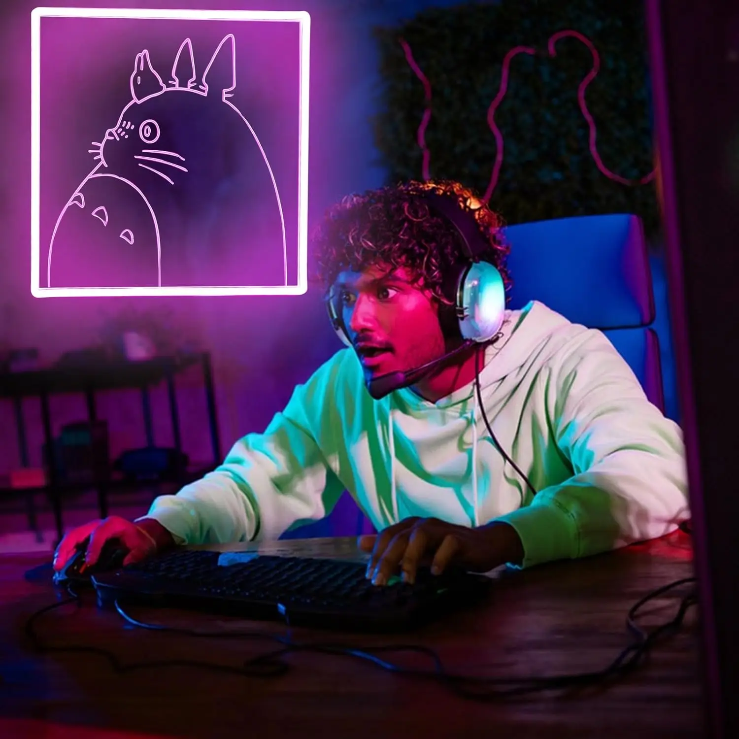 Anime  Neon Sign Kids Room Decor  USB LED Light for bar Gaming Room Bedroom Aesthetic Decorations neon personnalisé Gift