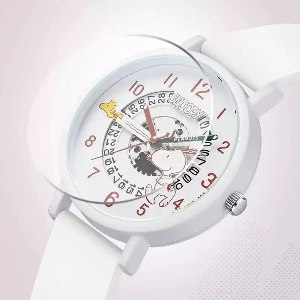 Snoopy children Watches Cartoon Cute Children's Wristwatch Quartz Watch Girls Fashion Students' Clock Watch Gift