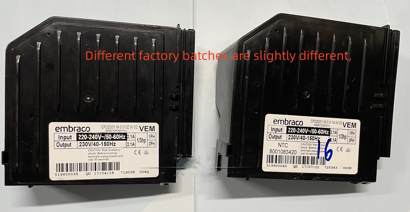 VEM193525231 Haier refrigerator embraco inverter compressor driver board CF02D01M inverter box