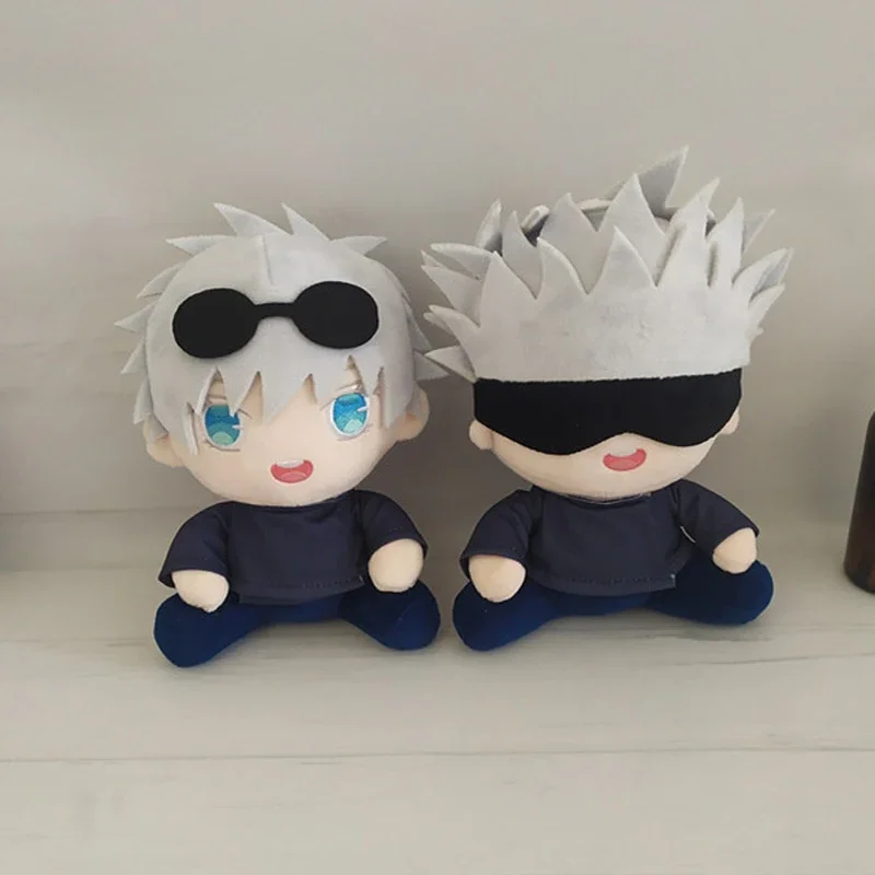 

20cm Jujutsu Kaisen Gojo Satoru Plush Doll Toy Cute Soft Stuffed Pillow Birthday Gift For Anime Fans