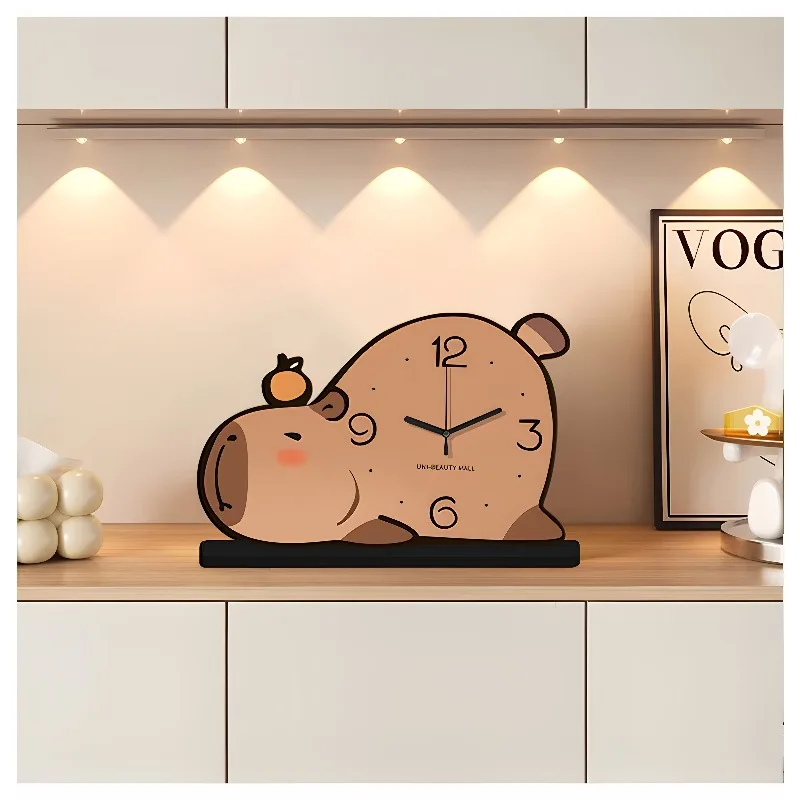 

Small Ornaments Table Clocks Creative Decoration High-end Feel Table Clocks Simple Retro Home Decor Jam Tempat Duduk YS40CC