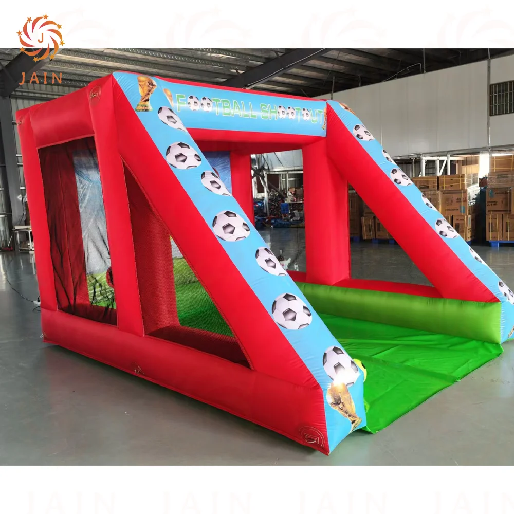 풍선 축구 슈팅 게임 옵션, 송풍기 포함, 풍선 축구 골 카니발 스포츠 게임, 렌탈 이벤트, 4x3m