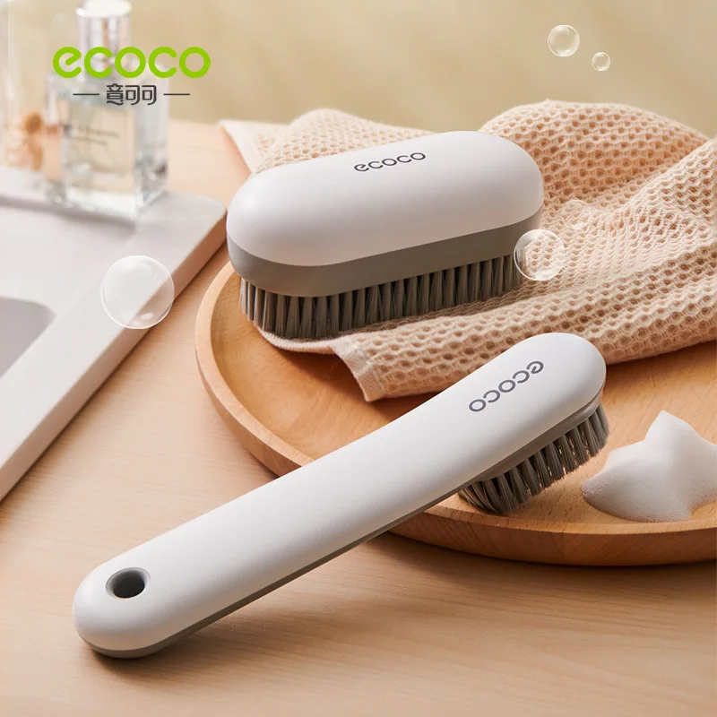 

ECOCO Multifunctional Cleaning Brush Soft-bristled Shoe Brush Clothes Brush Clothing Board Brushes Quick Foaming Shoes Cleaner