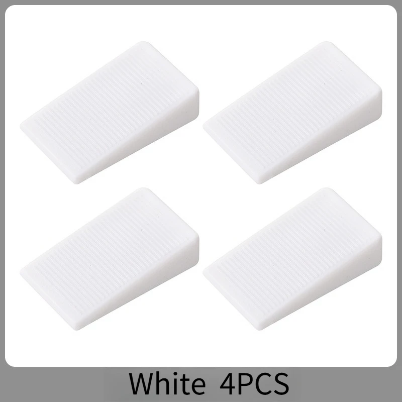 ousehold 4Pcs Stackable Door Stopper, Windproof Anti‑Pinch Anti‑Collision Silent Door Card Safety Door Holder for Interior Doors