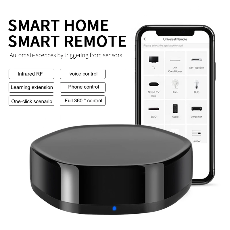 

Tuya Smart Life Multi-Mode Gateway Hub Smart Home Wireless Bridge Bluetooth Mesh WiFi IR Remote Control For Alexa