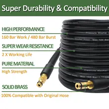 High Pressure Washer Hose 6-15m for Karcher #2