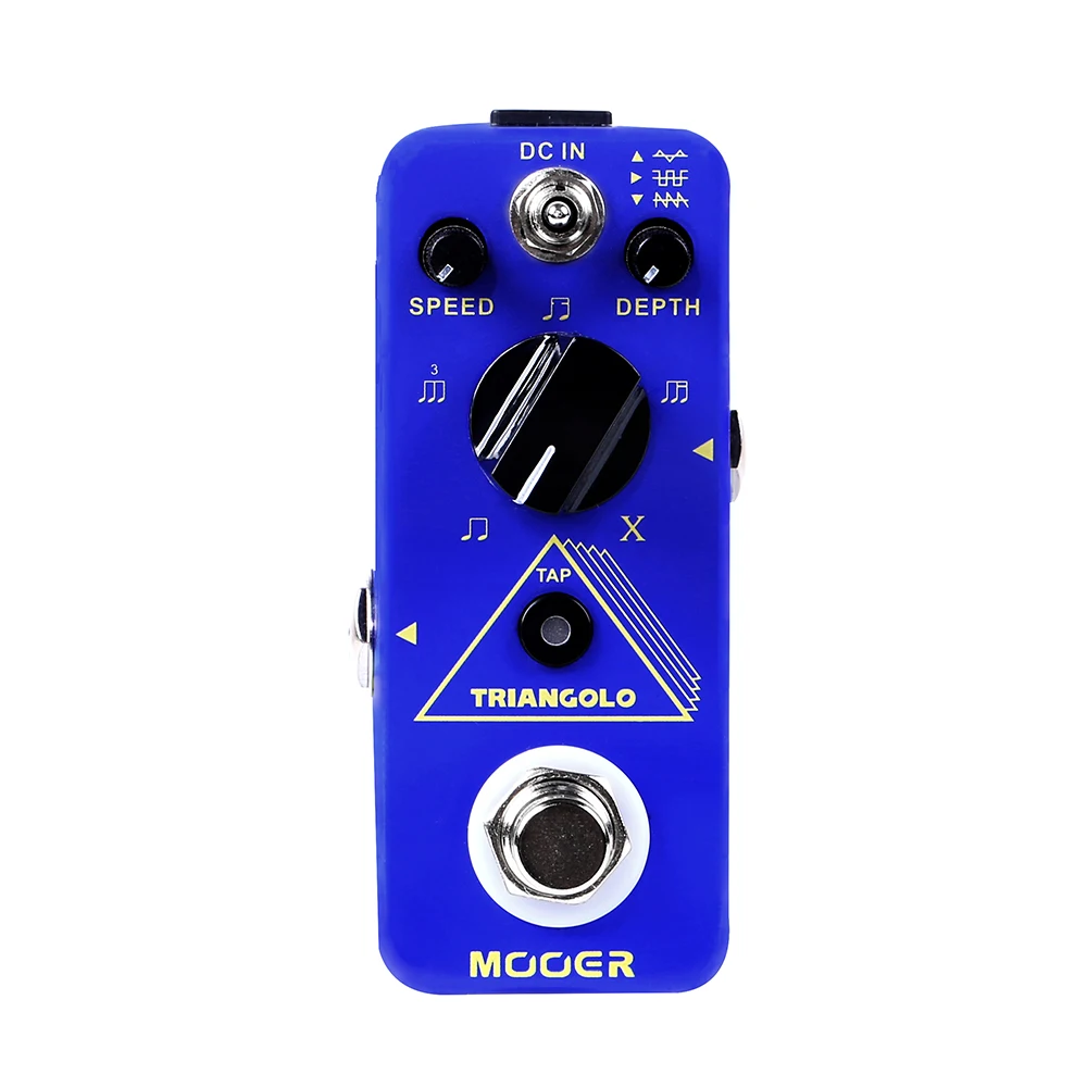 

MOOER Triangolo Digital Tremolo Guitar Effect Pedal 3 Selectable Wave Forms Metal Shell True Bypass Guitar Parts & Accessories