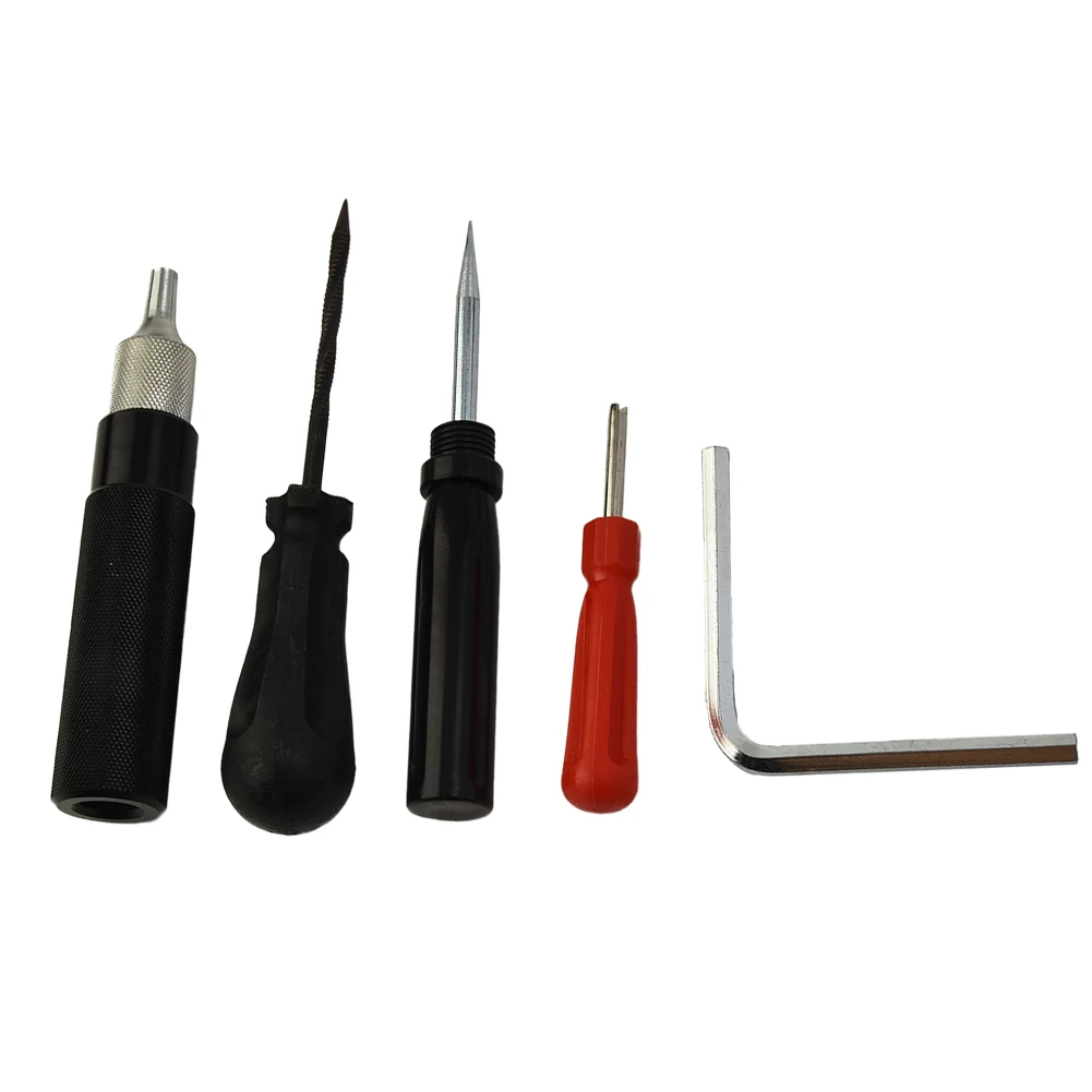 1Set X Car Wheel Tire Repair Tools Kit For Cars Motorcycles ATVs Tractors Lawn Mowers RV Dirt Bikes Trailers Trucks