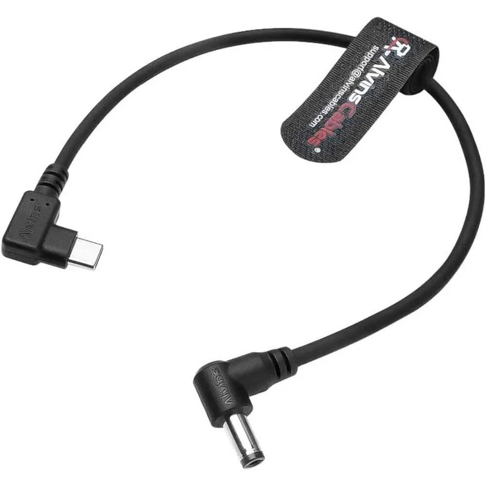 

Кабели Alvin, прямоугольный кабель питания USB-C Type-C PD в постоянный ток, кабель для зарядки PD для монитора видео Assist Blackmagic