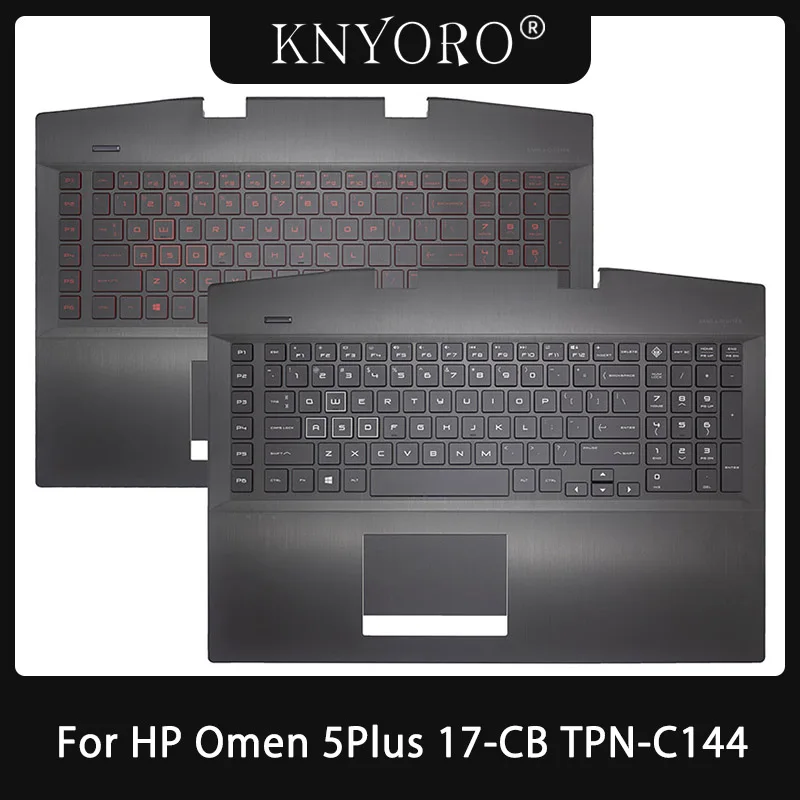 

Original New US Keyboard For HP Omen 5Plus 17-CB TPN-C144 Laptop Palmrest Upper Cover Case Gamer Keyboard RGB Backlit L61636-001