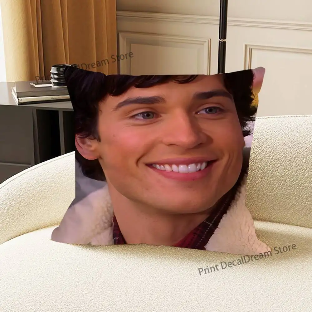 T-Tom Welling Kissen für Schlafzimmer, Auto, Café, Zimmer und Wohnzimmer, Sofa, dekorativer Kissenbezug – Detail 10