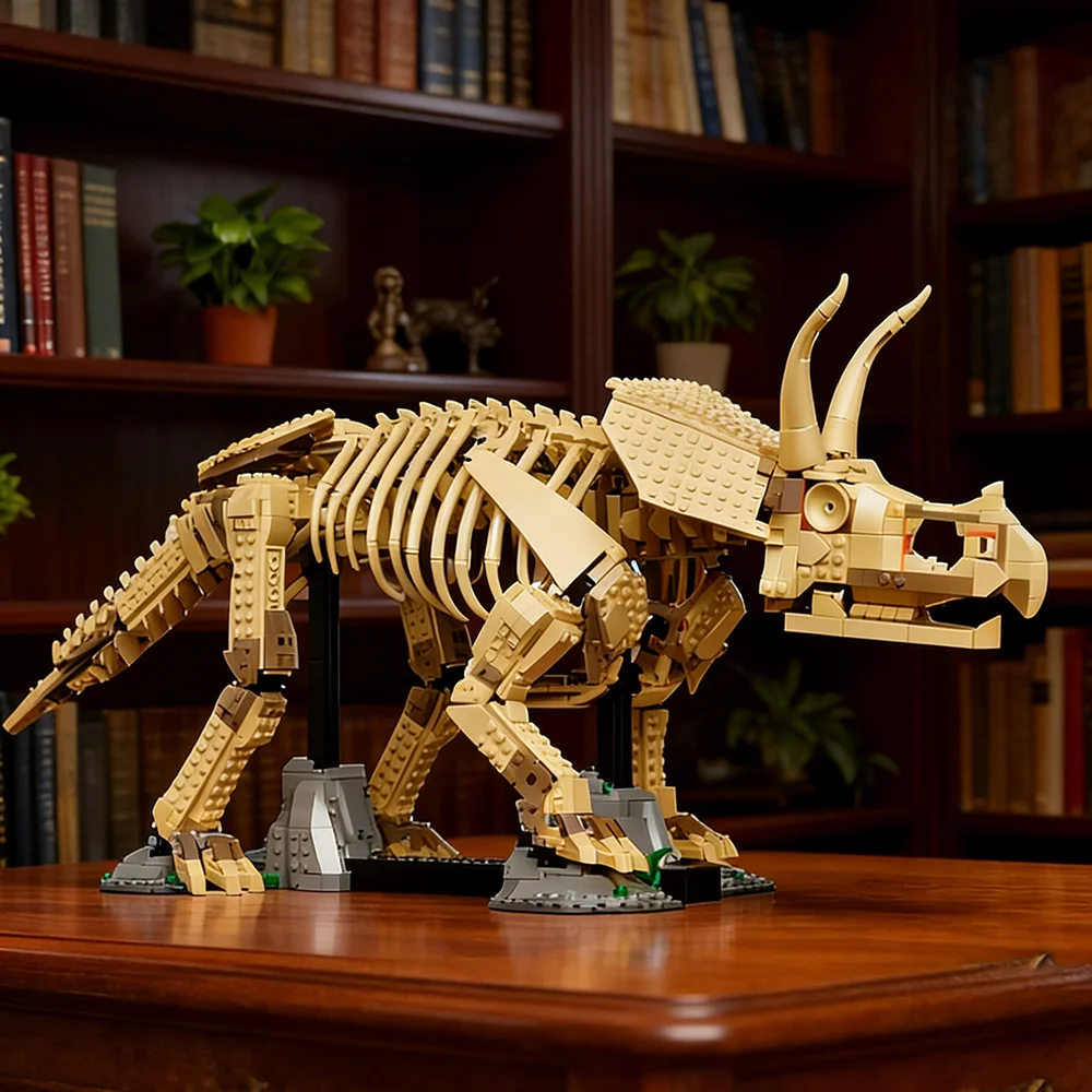 

Новый конструктор-пазл «Скелет динозавра Трицератопса» (2688 деталей) — игрушка для детей, подарок, тематический парк «Мир динозавров»