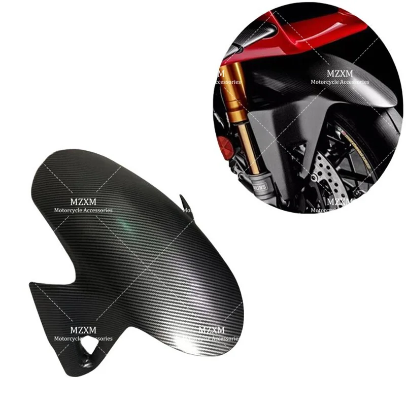 

Fit For Ducati Panigale V4, V4S V2 Motorcycle Accessories ABS Carbon fiber paint Front Wing Fender Front Fender Splash Guard