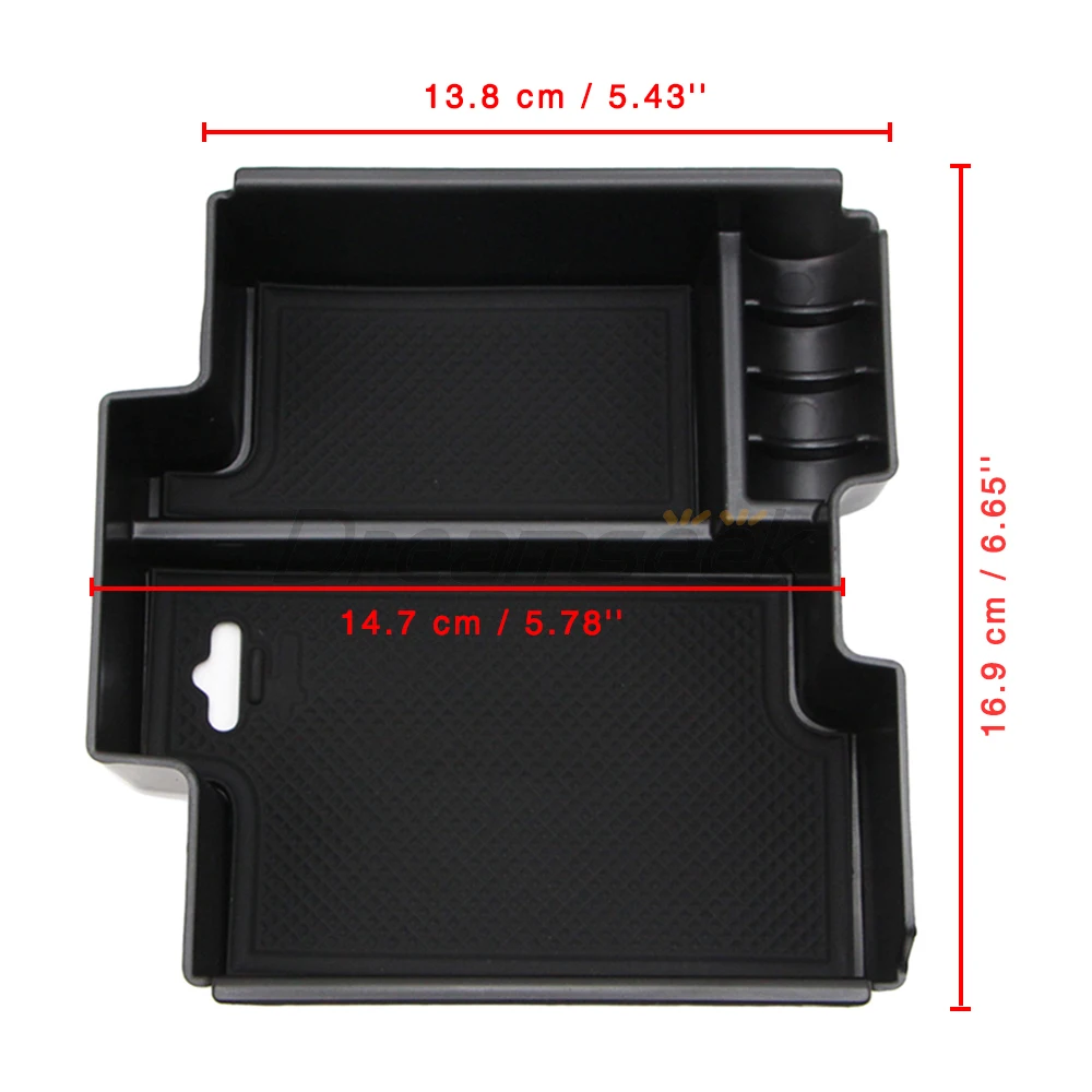 Armrest Storage Box for Land Rover Discovery Sport 2014 2015 2016 2017 2018 Interior Center Console Organizer Holder Tray
