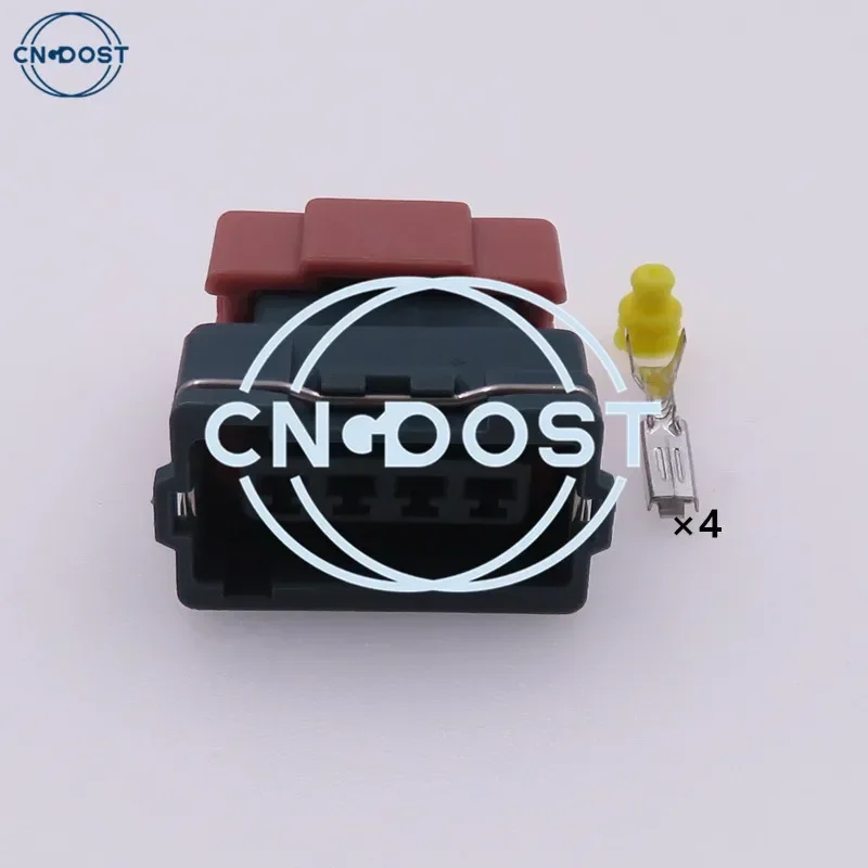 1 Set 4 Way MAFS S13 SR20 PB187-04446 AC Assembly Mass Air Flow Sensor Socket AMP Tyco Connector Electrical Sealed Auto Plug