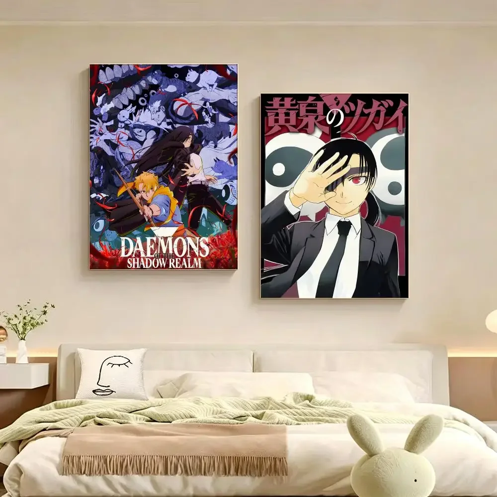 Daemons of the Shadow Realm Poster Poster Multiple Sizes  frameless Creamy Style Wall Art Home Decor For Living Room Bedroom