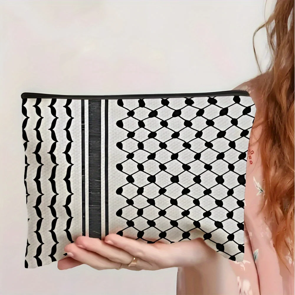Double-sided Printed Innovative Cosmetic Bag, Travel Cosmetic Bag Holiday Gift Toiletry Pouch Poppy Cosmetic Bag for Travel Bag