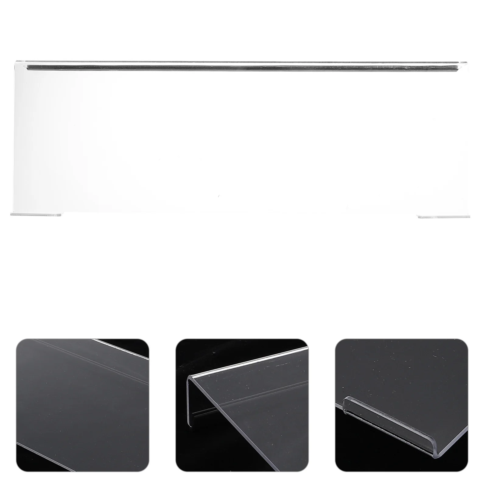 

Keyboard Stand For Desk Low Front Lip Ergonomic Acrylic Tray Holder Adjustable Riser For Computer Keyboard Under Desk