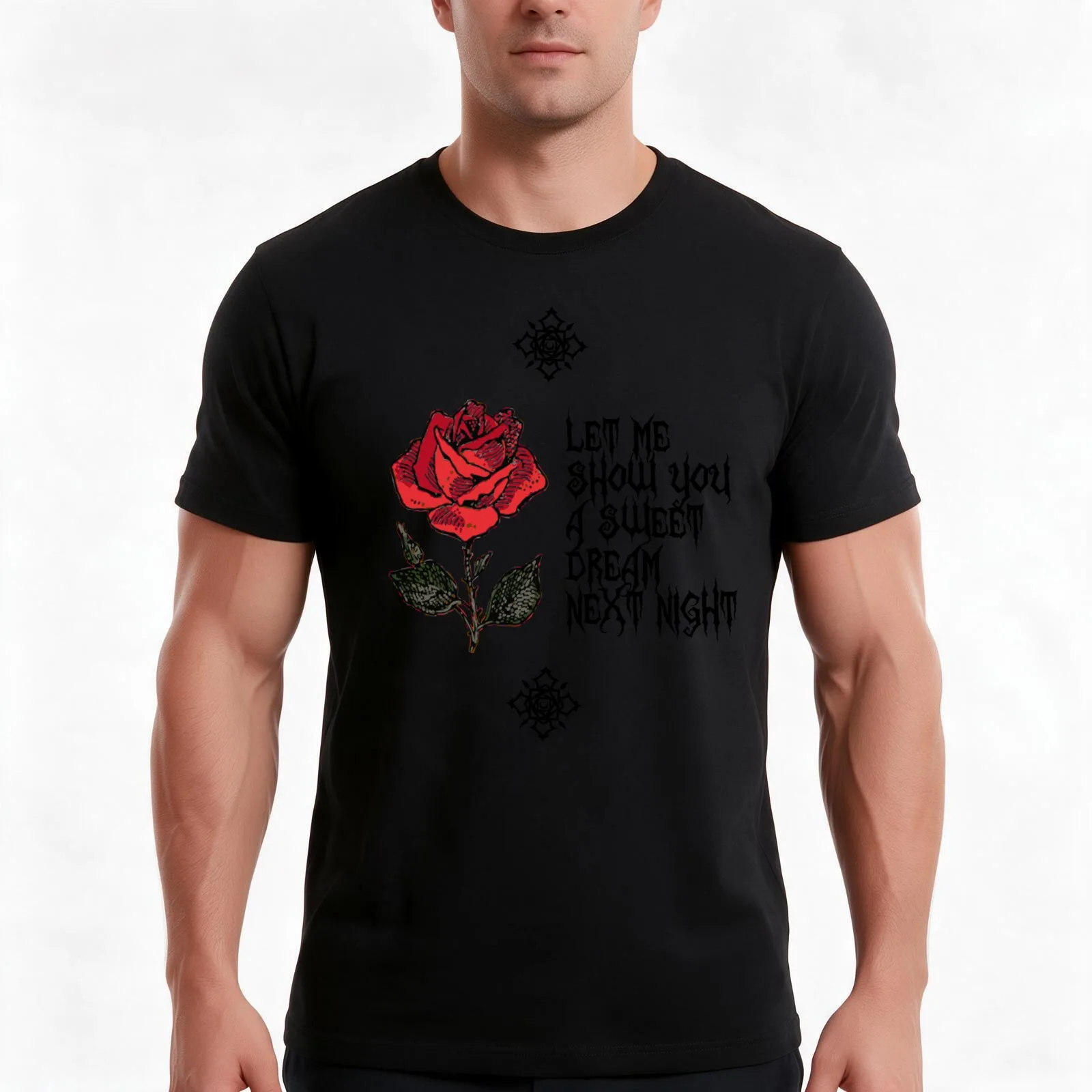 sweet dream T-Shirt, Summer Casual Cotton Tee, Oversized Streetwear Tops, Vintage Graphic Print, Loose Fit Short Sleeve