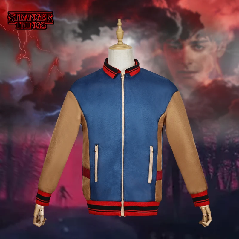 

Will Byers Cosplay Costume Jacket Men Adults Coat Hoodie for Role Play Halloween Carnival Party Clothing Youth Student Jacket