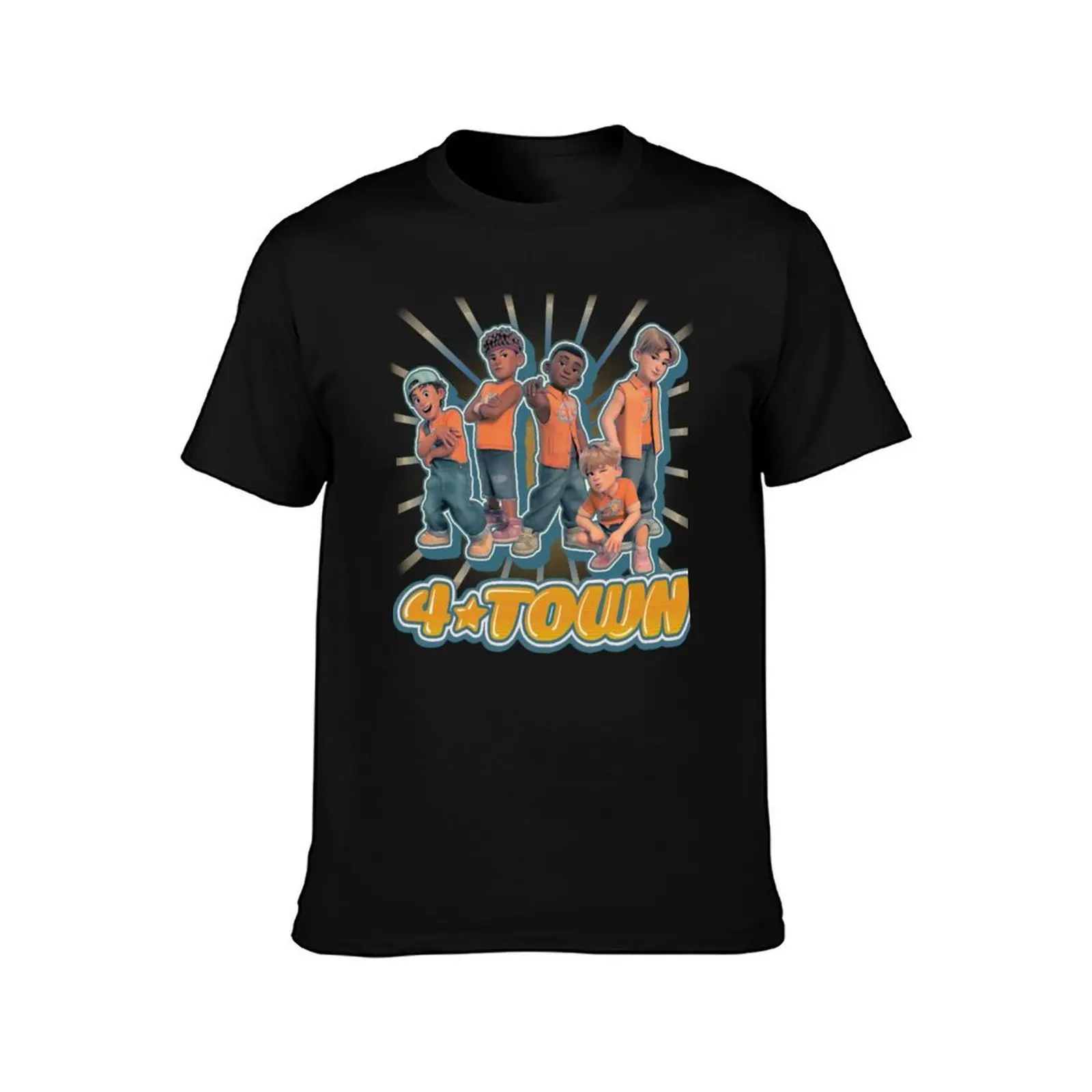 4 TOWN T-Shirt man t shirt cotton high quality men t shirt cotton 100% T-Shirt
