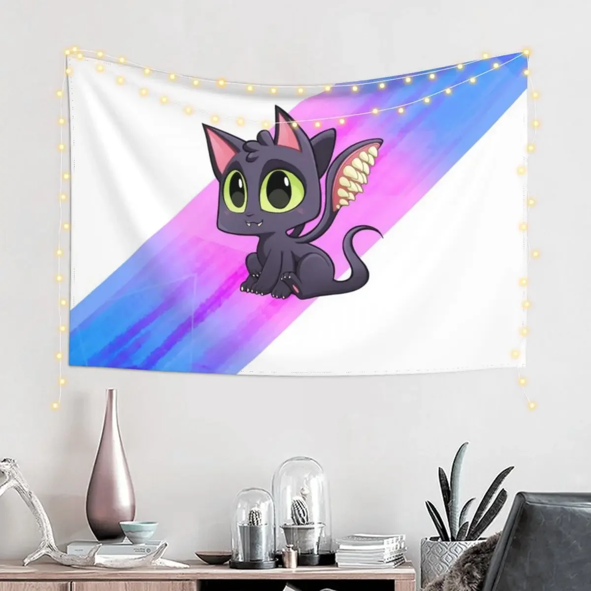 Baby Displacer Beast - Cute D&D Adventures Tapestry Home Decoration Accessories Wall Carpet Wall Mural Tapestry