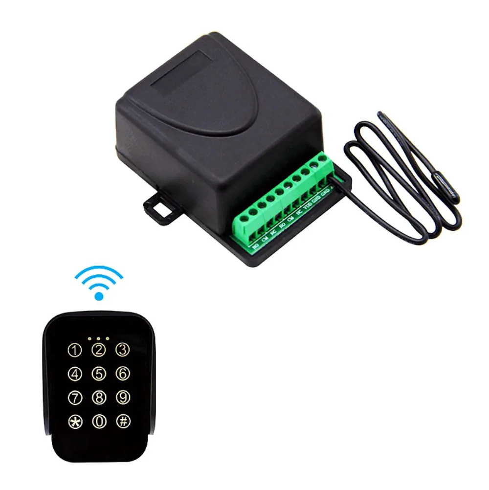 Touch Panel Wireless Keypad Two Channels Waterproof Keyboard For Swing Gate Opener / 500KG PKM Sliding Gate Opener