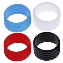 Silicone Tennis Racket Grip Ring Handle Closure Rubber Sweat-absorbing Band Fixed Stretchable Handle Tennis Accessories