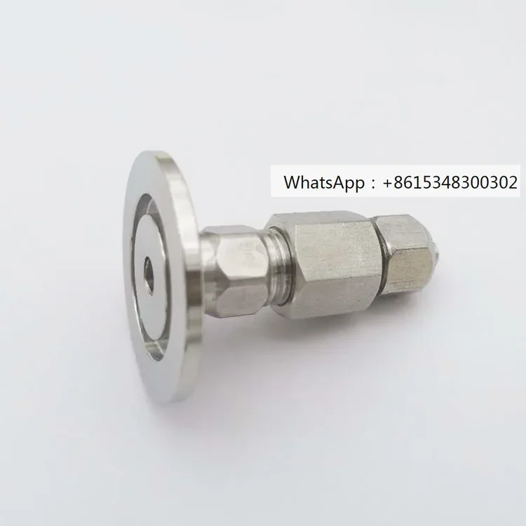 KF high vacuum quick connector PU leather pipe 304 stainless steel 16 clamp 25 chuck 40 quick assembly 50 pipe fittings 1