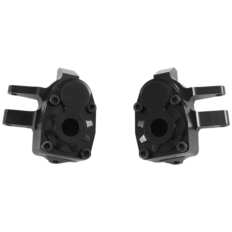 Coperchio del cambio in metallo nero coperchio dello sterzo contrappeso in rame per Capra 1.9UTB SCX10 III RC accessori per auto modello L135